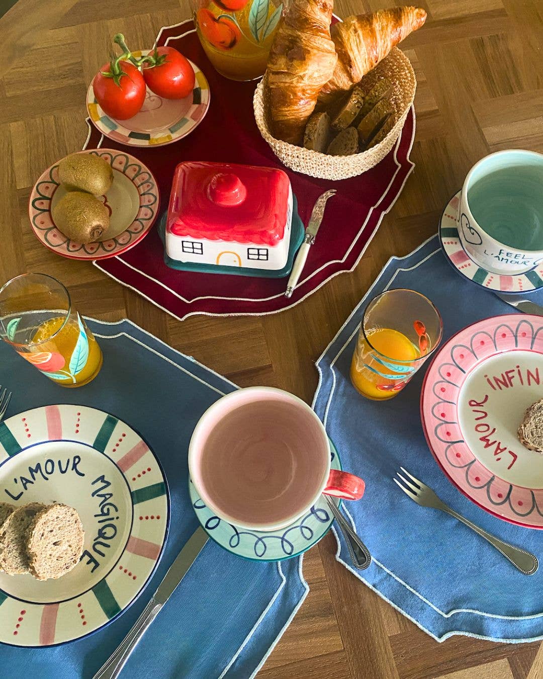 ACTOS - Wholesale Butter dish - 'La petite maison' ceramic Butter dish6