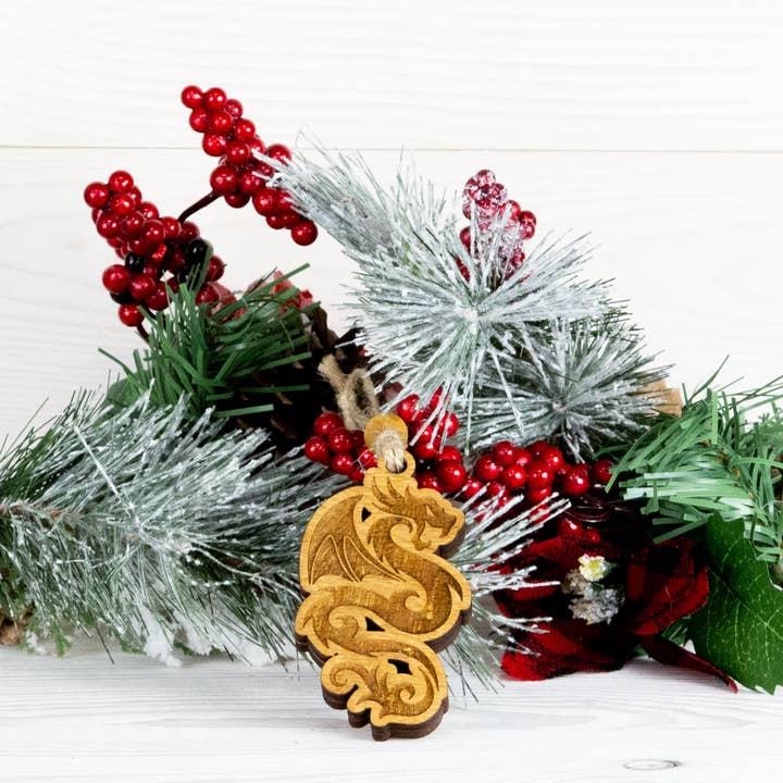 Beyond The Kerf - Wholesale Ornament - Dragon Ornament1