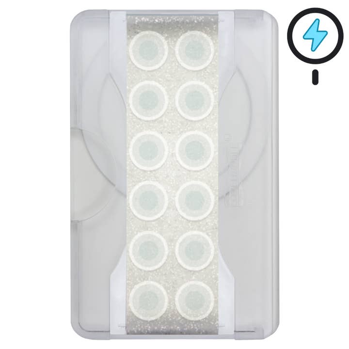 PRO Wallet For MagSafe- Crystal Clear Glitter Suction for wholesale by LoveHandle