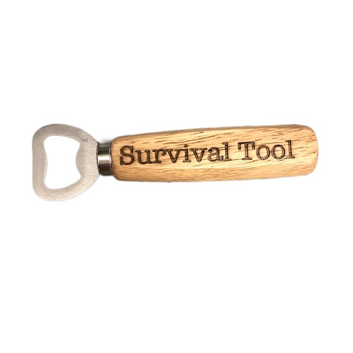 Survival Tool- Beer Bottle Openers w/ Engraved Sayings ( for wholesale by Coastal Chic