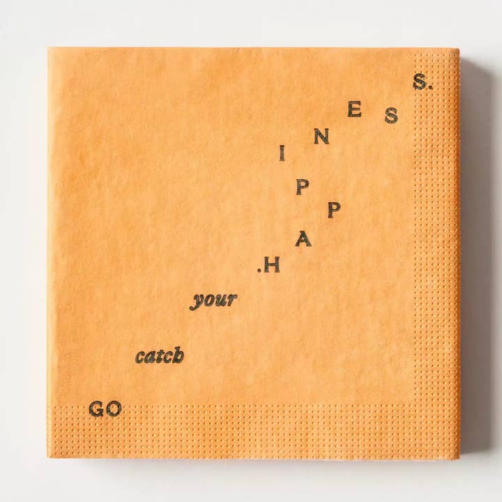 Cocktailservetten "Ga je geluk achterna" voor wholesale door Âme Atendre