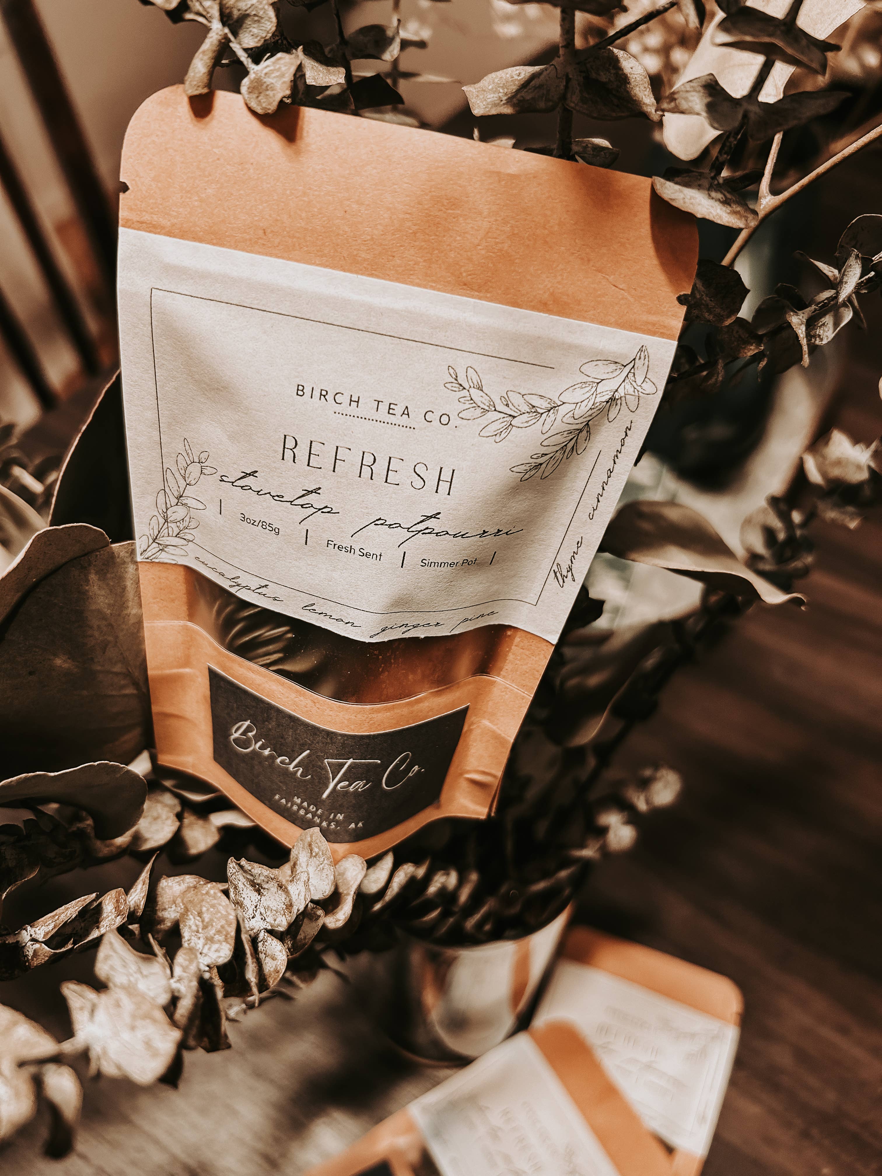 Birch Tea Co. - Wholesale Potpourri - Refresh Potpourri Stovetop Kit nostalgic home fragrance1