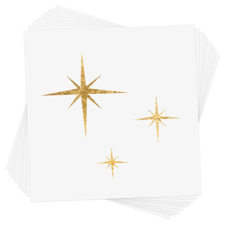 TWINKLE metallic temporary tattoo for wholesale by Flash Tattoos