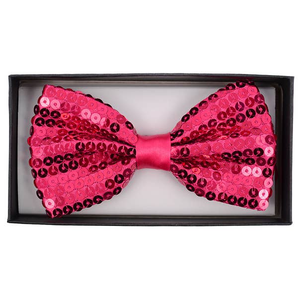 Selini New York - Wholesale Bow Tie - Men's - Men's 2.5" Sparkle Sequin Banded Bow Ties2
