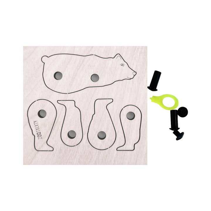 Zootility - Wholesale Puzzle – Child - Woodland Animal TekPets - Wood DIY Puzzle STEM Toy9