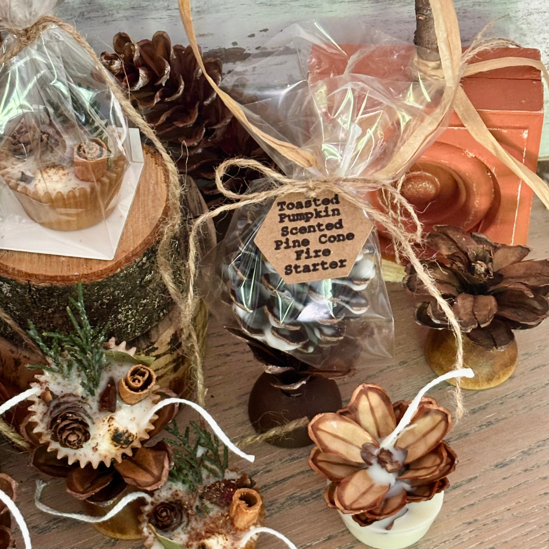 Mana Market Co. - Vente Cadeaux pour invités - Cônes de pin allume-feu cadeaux et souvenirs0