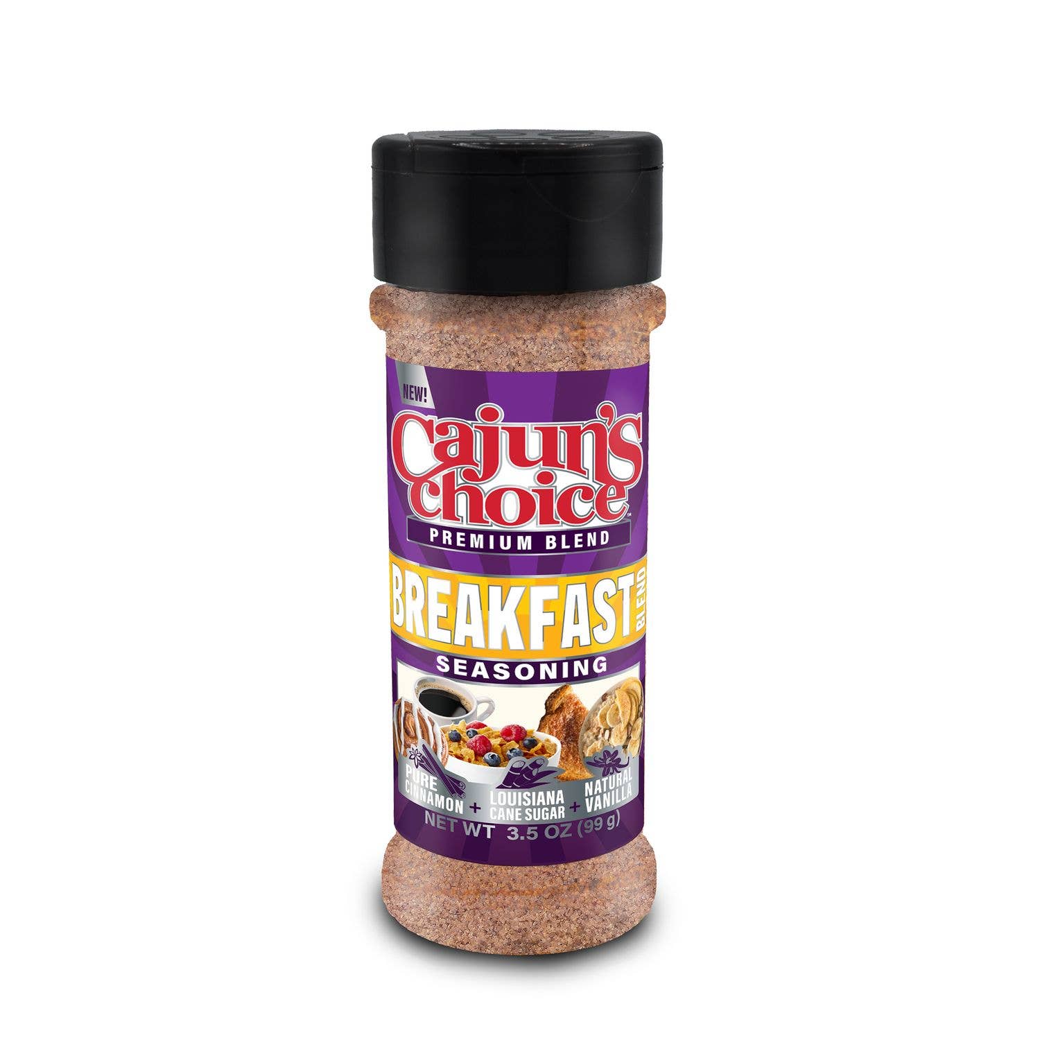 Ragin' Cajun - Venta al por mayor Azúcar - Mezcla de Especias para Desayuno Cajun's Choice0