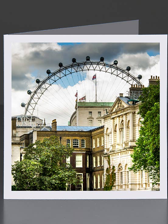 London Cards: London Eye - Saint James 01/ Greeting Card for wholesale by Eliot Siegel & The British Art Gallery