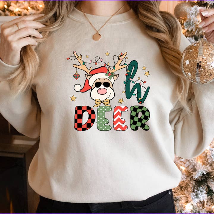 Sweat-shirt de Noël, femme, unisexe pour la vente par Crafty Mamas Creationz