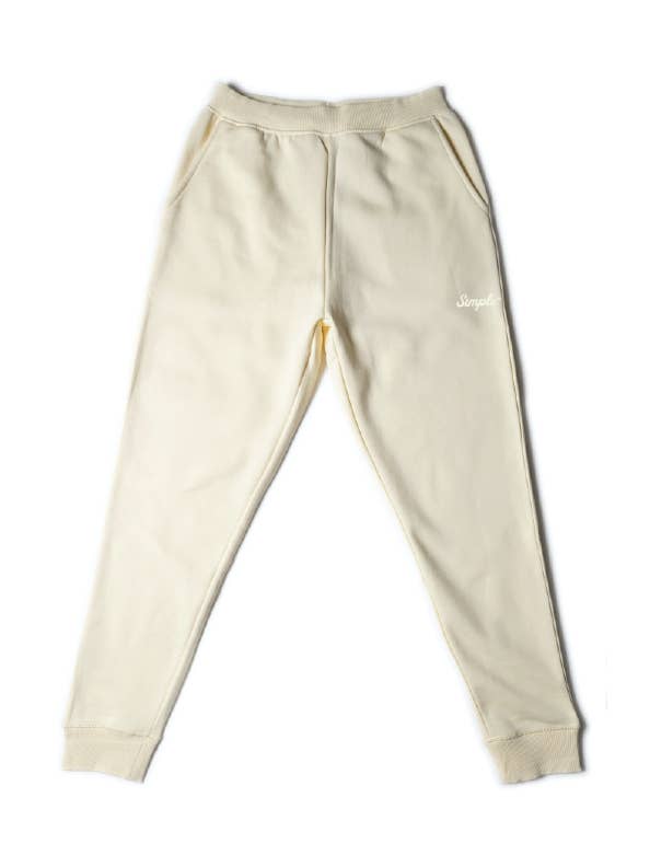 - Basics Joggingbroek Ivoor voor wholesale door Simple Man Clothing