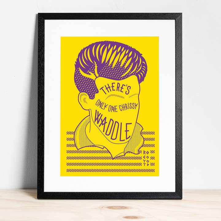 Chris Waddle - Print (Reyt Gol) para venta al por mayor de Reyt Good Illustration