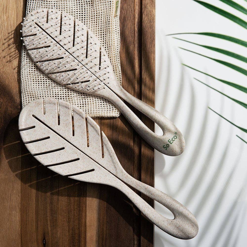 Beauty Pro - Vente Peigne/brosse à cheveux - Beauty Pro Brosse Démêlante en Forme de Feuille So Eco2