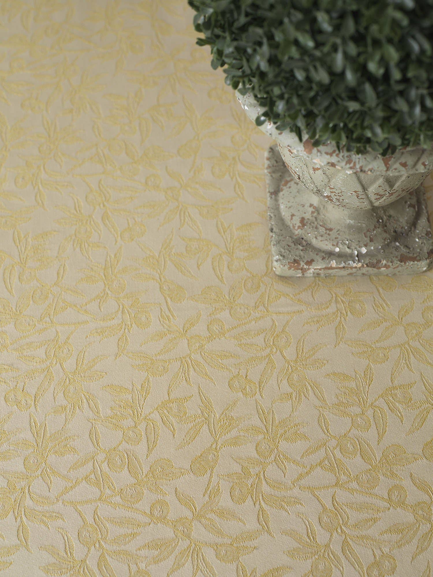 BUSATTI – Engroshandel Dug – Lang bordskåner Olivo selvatico i 100% bomuld5