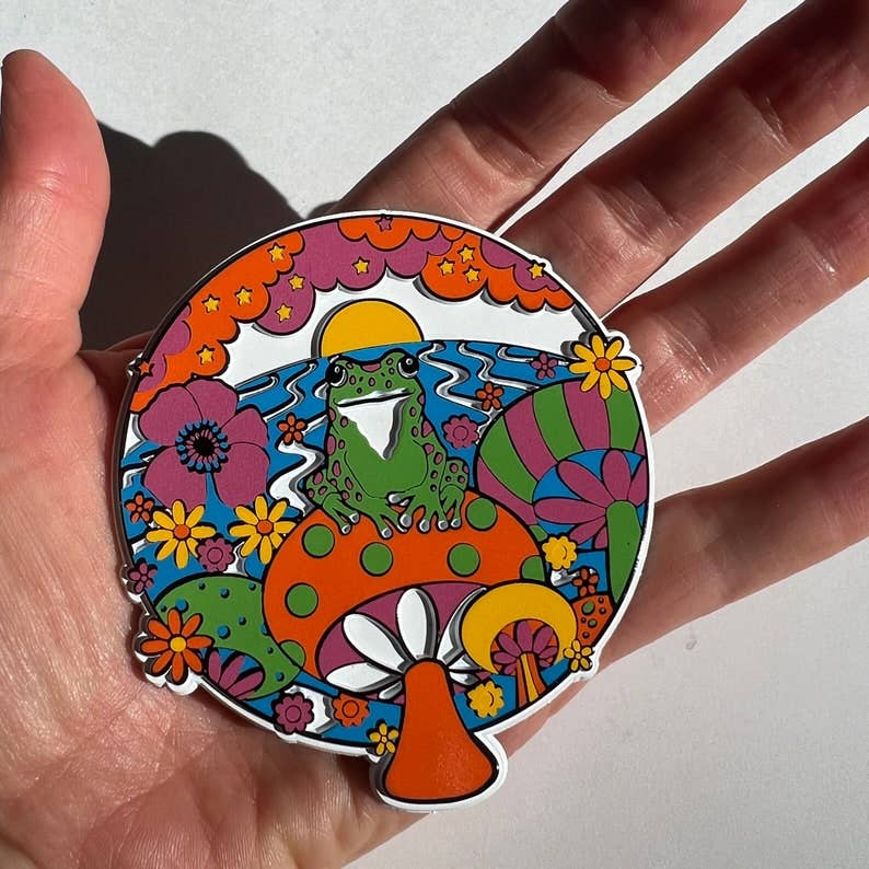 Astral Weekend - Wholesale Magnet - Happy Frog Rubber Magnet3