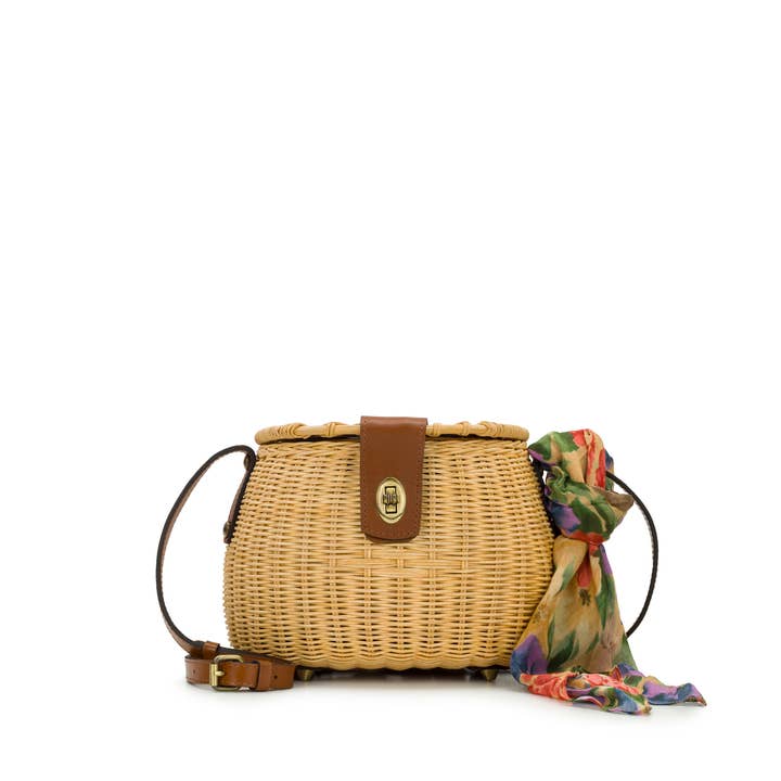 Duronia Basket - Spring Wicker for wholesale by Patricia Nash