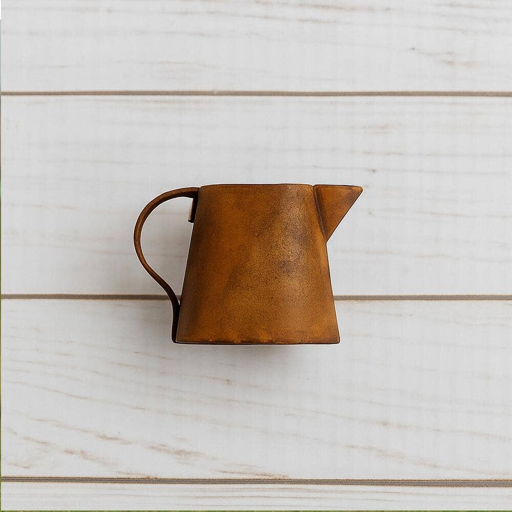 Factory Direct Craft - Wholesale Decorative Tabletop Object - Rusty Tin Mini Water Pitcher3