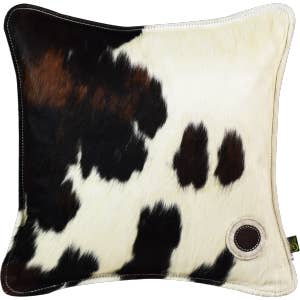 Cowhide and Wool Felt Cushion for wholesale by L'Atelier Des Tanneries