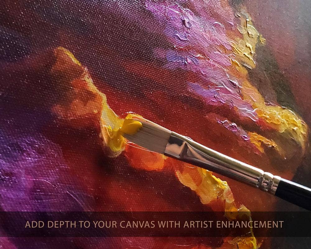 Whitworth Gallery - Wholesale Art Print - Sunlit Protea - Signed Artist Canvas of Tropical Protea Flower Painting7