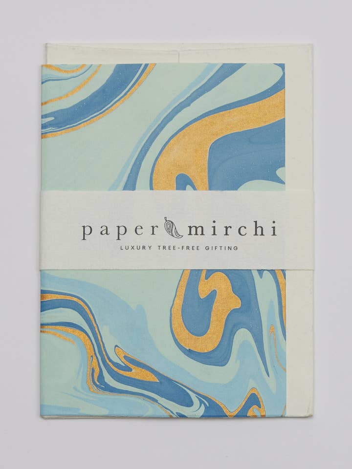 HANDMADE COTTON GREETING CARD FR SPIRIT SUM SKY for wholesale by Notes & Queries, Inc.