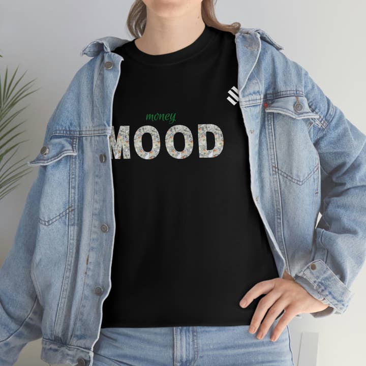 "Money MOOD" Unisex T-Shirt for wholesale by The Wealth Builder Brand