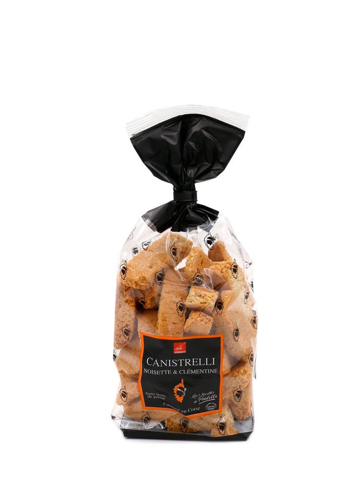 Canistrelli with hazelnuts and clementines for wholesale by BISCUITERIE D'AFA