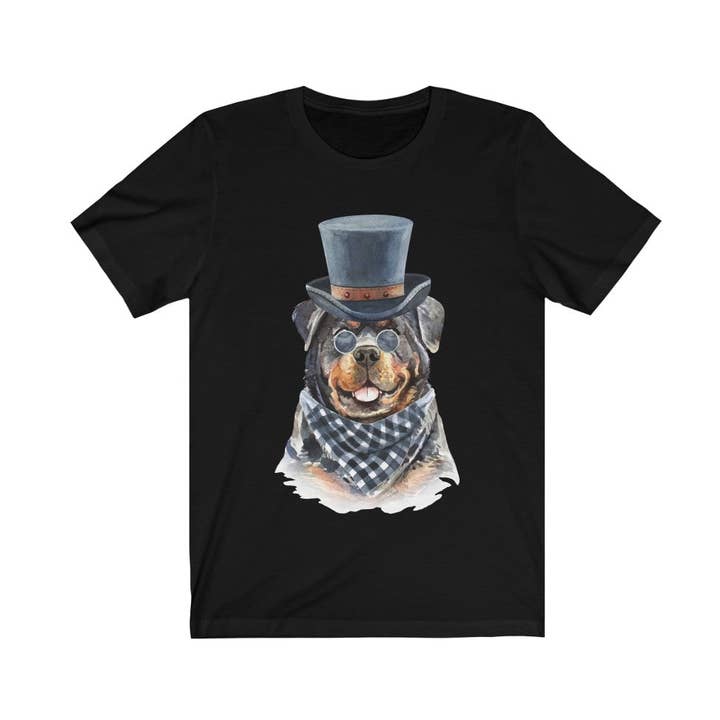 Rottweiler Sherlock Holmes Dogs Lover T-Shirt for wholesale by Luluizy Designs Co.