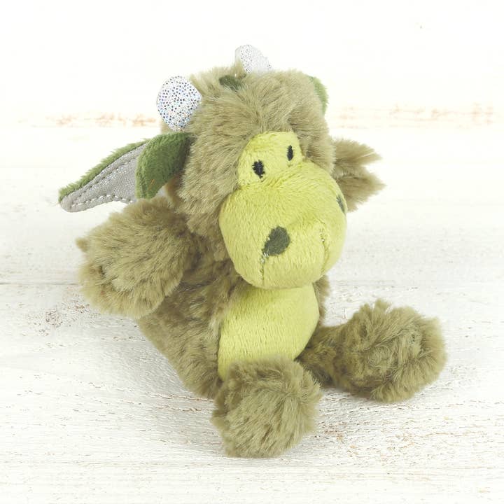 Dragon Soft Toy Mini Green Plush Soft Toy - 12cm for wholesale by Jomanda Soft Toys & Accessories