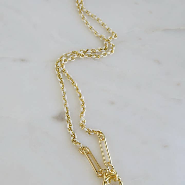 Boutique Suarez Co. - Wholesale Pendant/Charm Necklace - Blanc Charm Holder Necklace - Clicker Clasp - add charms11