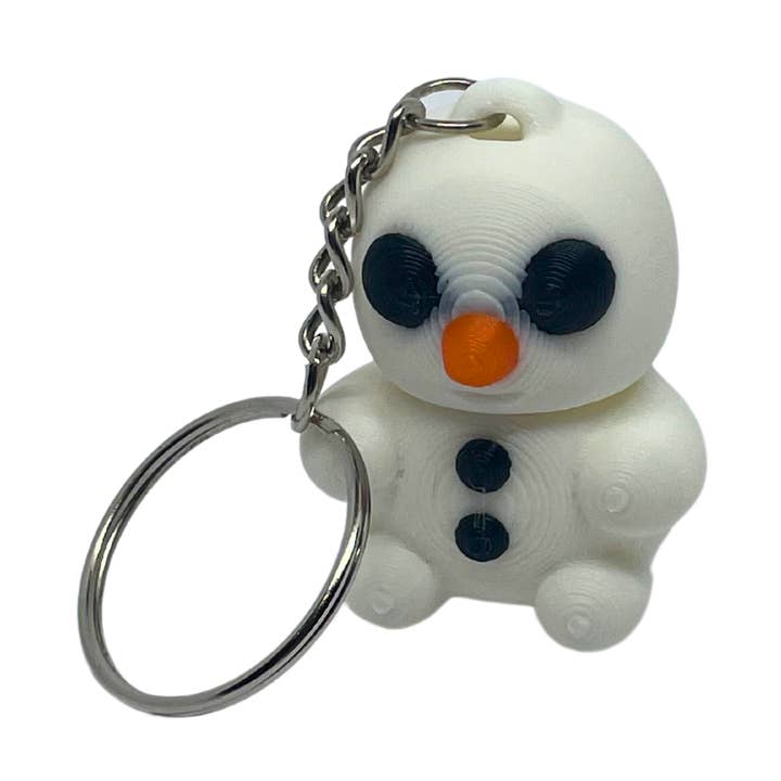 Llavero de muñeco de nieve para venta al por mayor de Dans Fidget Foundry