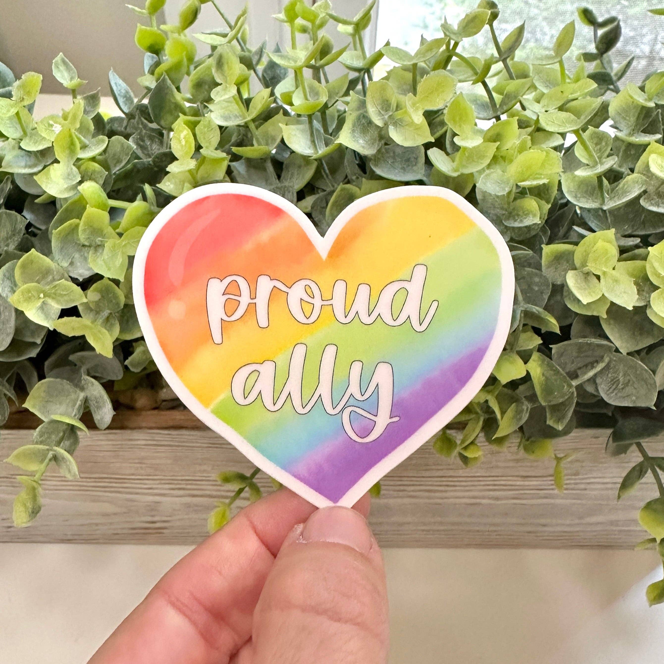 Alyssa Mae Crafts - Wholesale Sticker - Proud Ally Sticker0