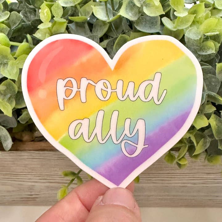 Alyssa Mae Crafts - Wholesale Sticker - Proud Ally Sticker0