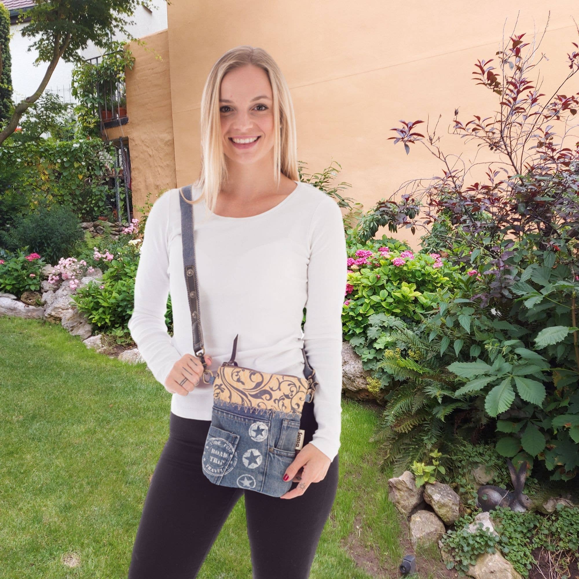 Sunsa - Vente Sac à bandoulière – femme - Sac à bandoulière durable Sunsa pour femmes. petit sac à bandoulière2