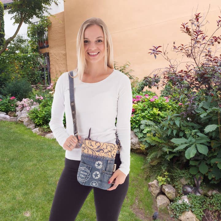 Sunsa - Vente Sac à bandoulière – femme - Sac à bandoulière durable Sunsa pour femmes. petit sac à bandoulière2