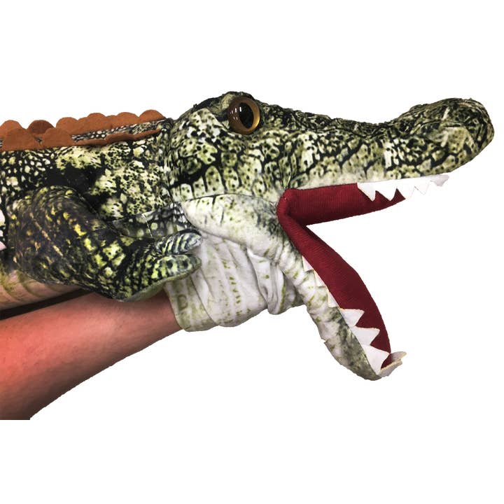 Texas Toy Distribution - Wholesale Stuffed/Plush Toy - Kids & Baby - Crocodile Hand Puppet 40" Plush Stuffed Animal