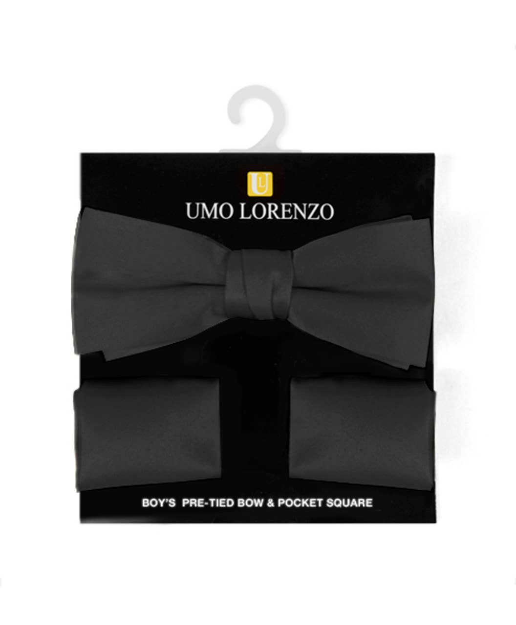 Selini New York - Wholesale Bow Tie - Kids - 100% Poly Satin Boy's Banded Bow Tie and Hanky BBTH130114