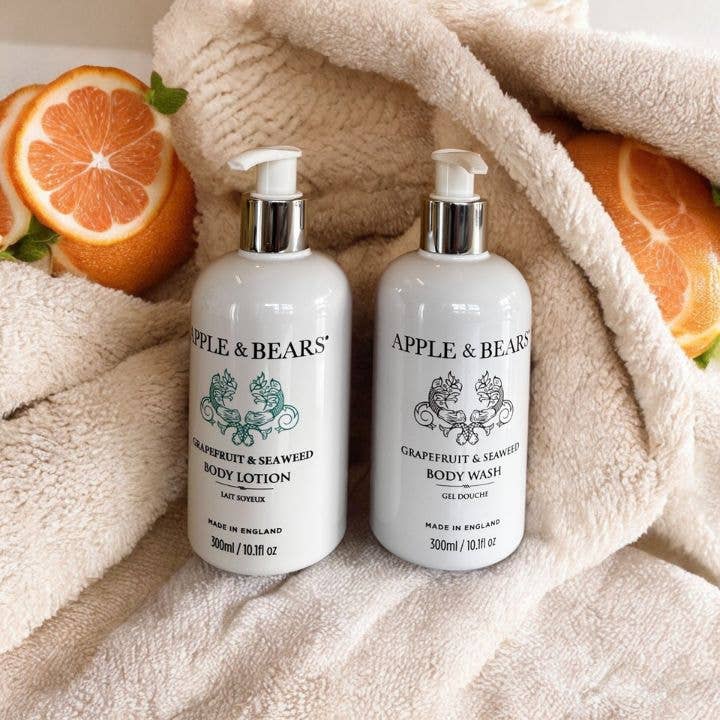 APPLE & BEARS – Großhandel Bade- & Körperpflege-Set – Luxus-Geschenkset mit Grapefruit und Meeresalgen6