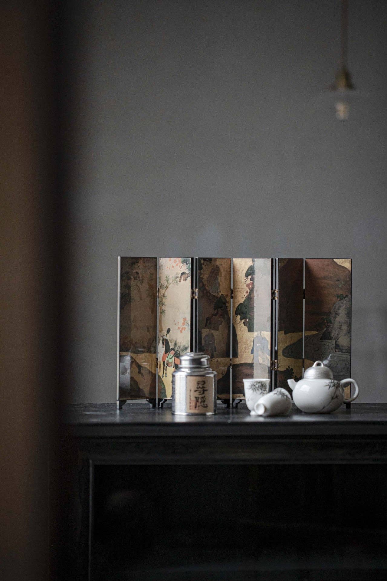 Gohobi （We cover U.S. import duties） – wholesale Dekorativt bordsobjekt – Gohobi min vikbar bordsskärm för tebord10