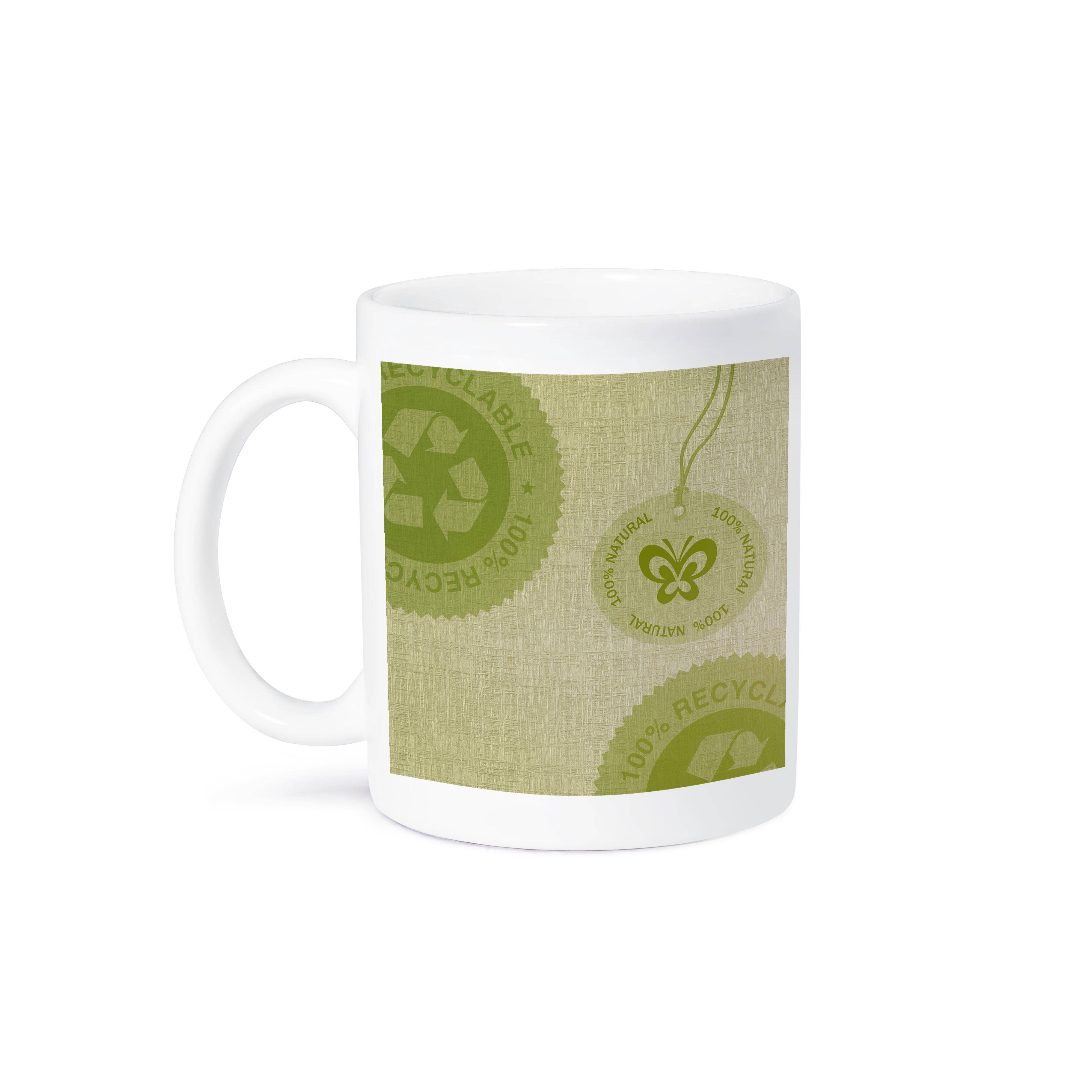 3dRose - Wholesale Coffee Mug - 3dRose, Green Natural Recycle earth friendly art, Mug8