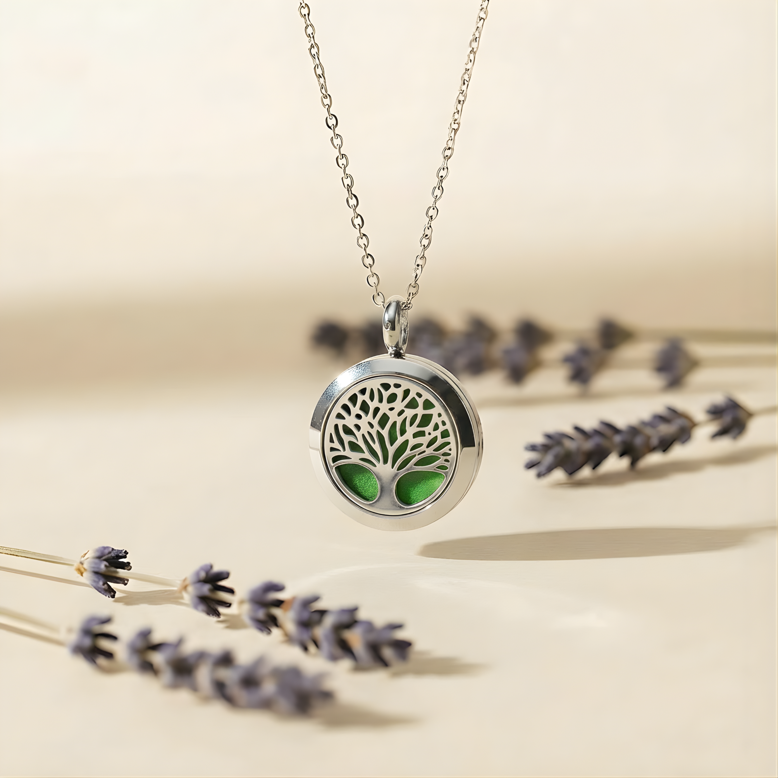 Matrix Aromatherapy - Wholesale Aromatherapy Necklace - Tree of Life Essential Oil Diffuser Necklace - Mini5