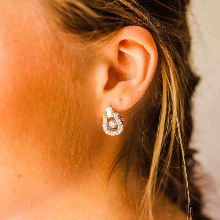 Kelly Herd Jewelry - Wholesale Dangle Earrings - Kelly Herd Dancing Stirrup Earrings - Sterling Silver1