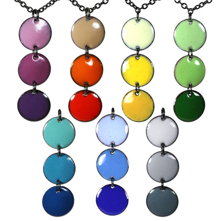 Harmony 3 Disk Halskette für den Großhandel von Harmony by Michele C. Dodge