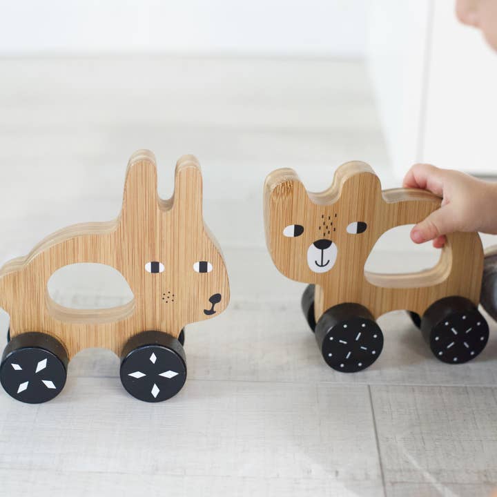 Wee Gallery - Wholesale Wood Toy - Kids - Push Toy - Bear4