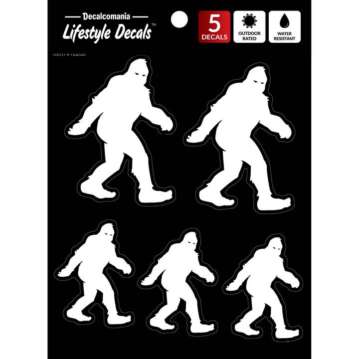Decalcomania - Wholesale Sticker - Sasquatch Bigfoot Family Car Sticker Decal