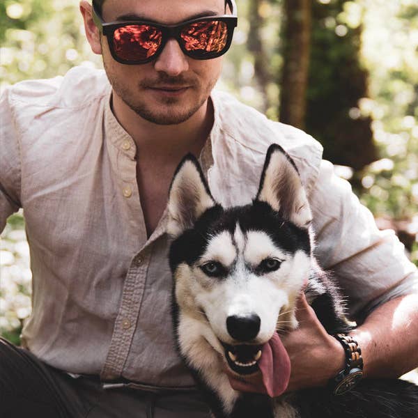 Wood&Chic - Wholesale Sunglasses - Unisex - Unisex UV400 Wooden Sunglasses - Ginkgo1