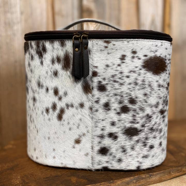 Western Linens - Wholesale Makeup/Cosmetic Bag - Cowhide Makeup Box-Exact