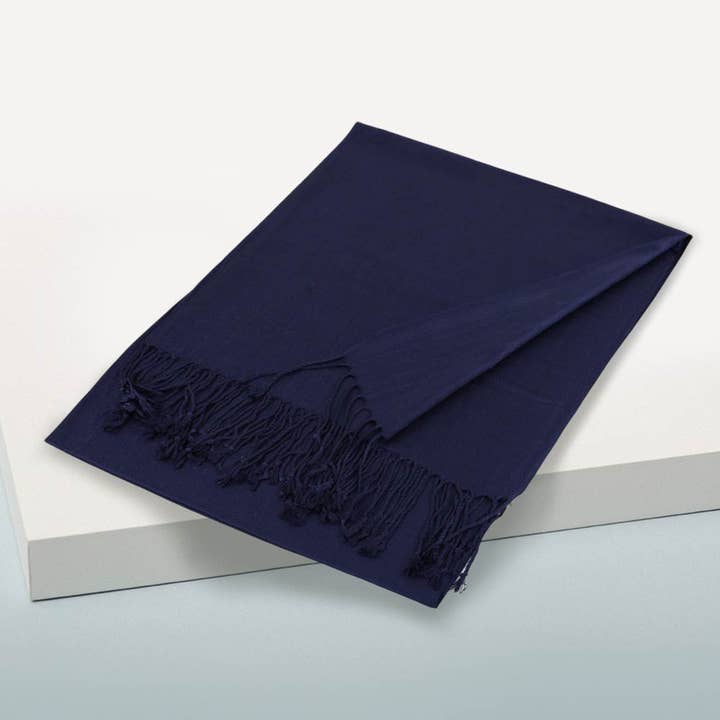 Sensibling Corp. - Vente Écharpe – femme - Écharpe châle unie en pashmina