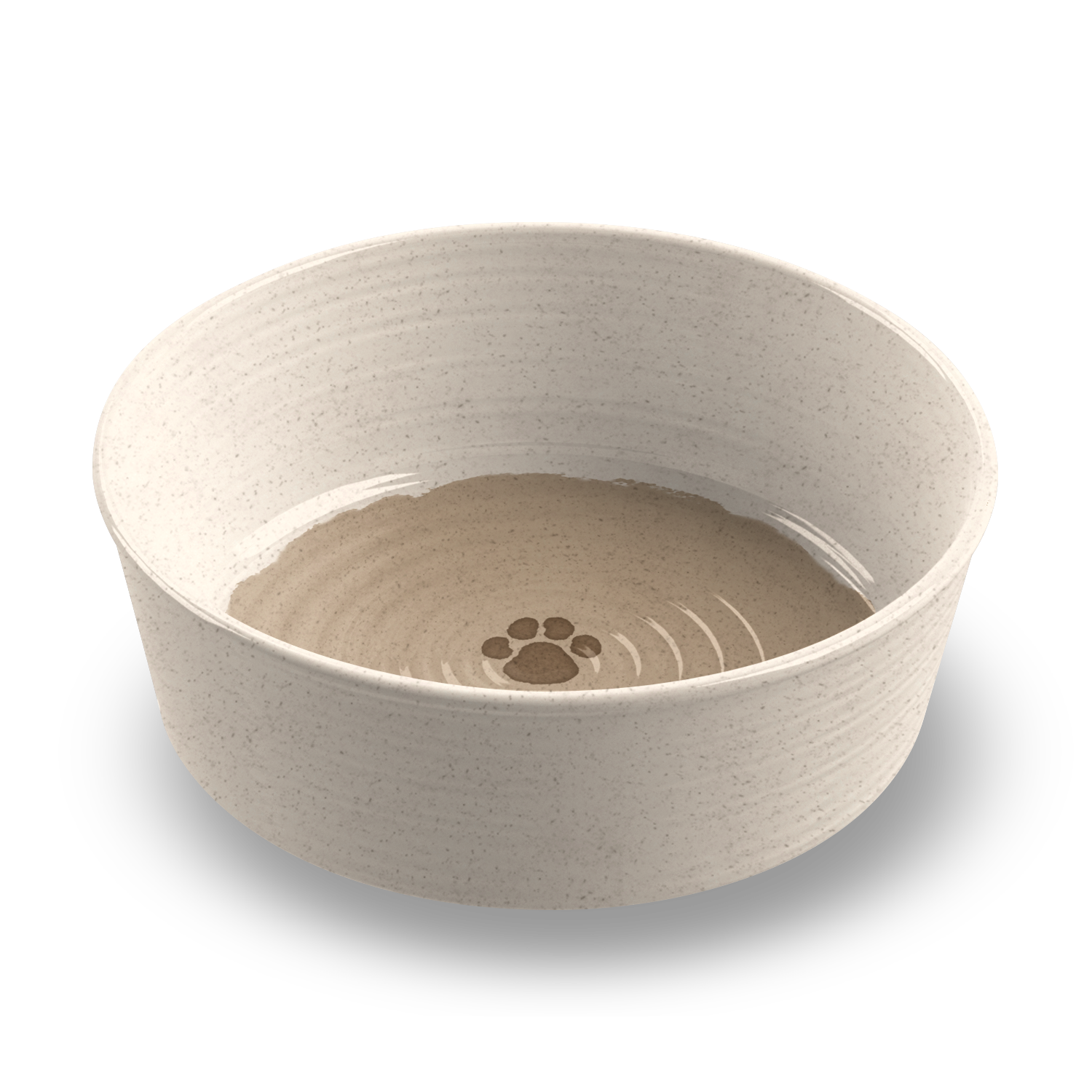 Abode Homewares by TarHong – Engroshandel Madskål - Kat/hund – Rustik Paw Pet Feeder, Bambus Pulver+Melamin, Opvaskemaskine Sikker0