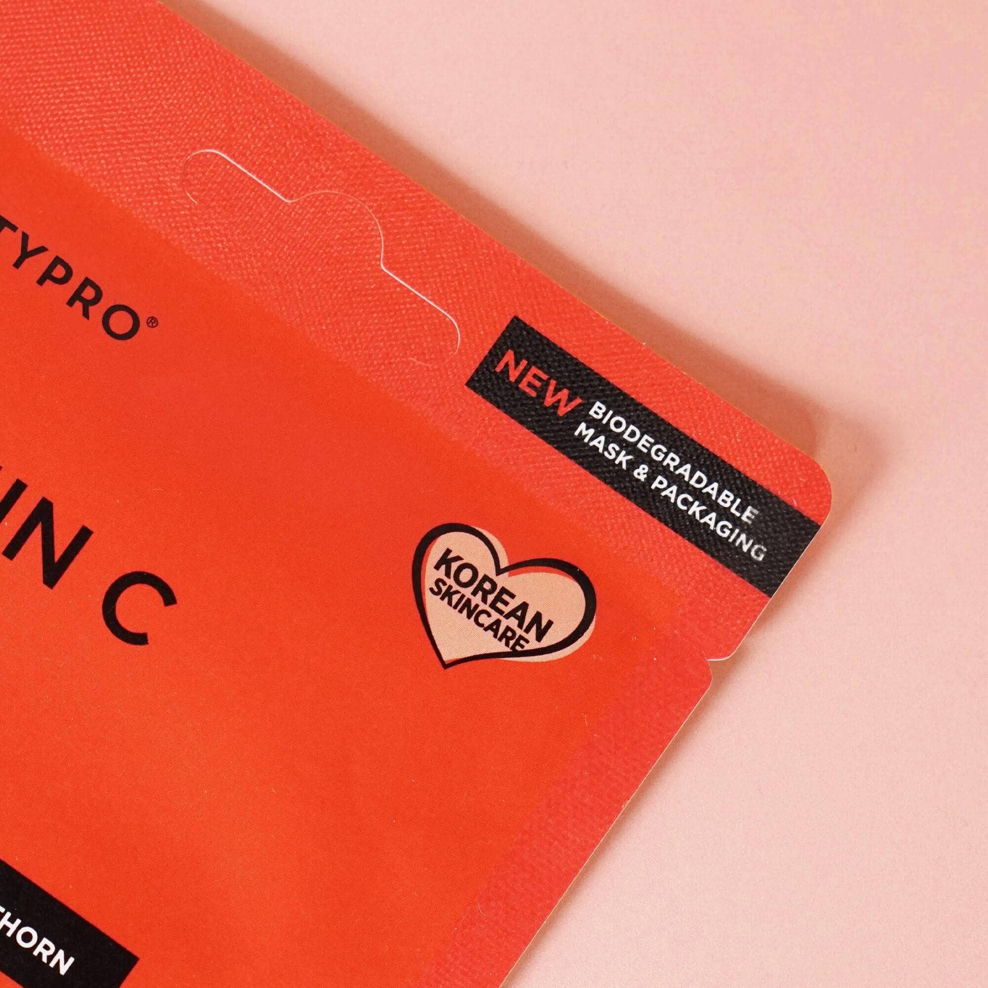 BEAUTYPRO – wholesale Skincare face mask – VITAMIN-C Brightening Sheet Mask - 100% Biodegradable9