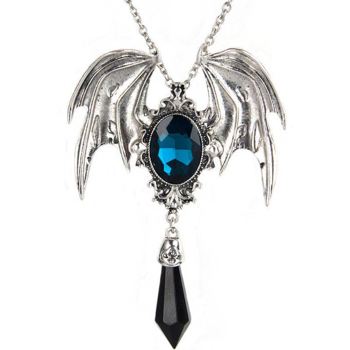 Tourtiwi - Wholesale Pendant/Charm Necklace - Halloween Gothic Bat Pendant Necklace