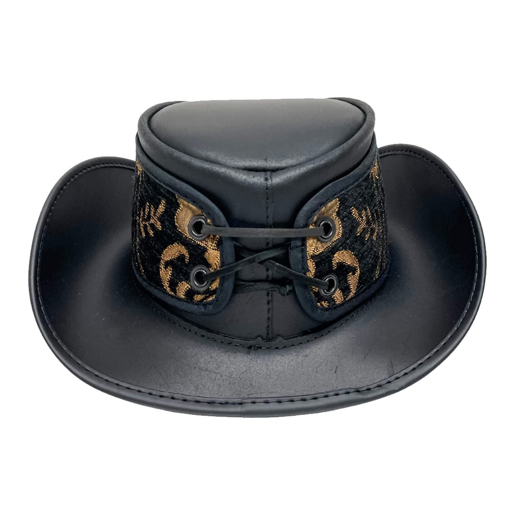 American Hat Makers - Vente Chapeau en feutre – unisexe - Chapeau de Festival en Cuir - Style Réversible Ren26